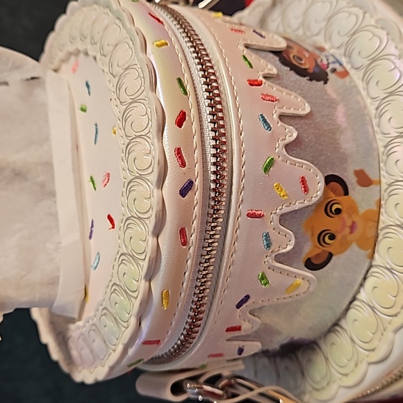 DISNEY 100th Anniversary cake Loungefly 2 openings young characters iridescent - Picture 7 of 10